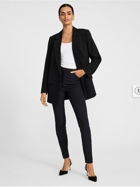 Express Editor Studio Stretch Twill High Waisted Skinny Pant - Size 0